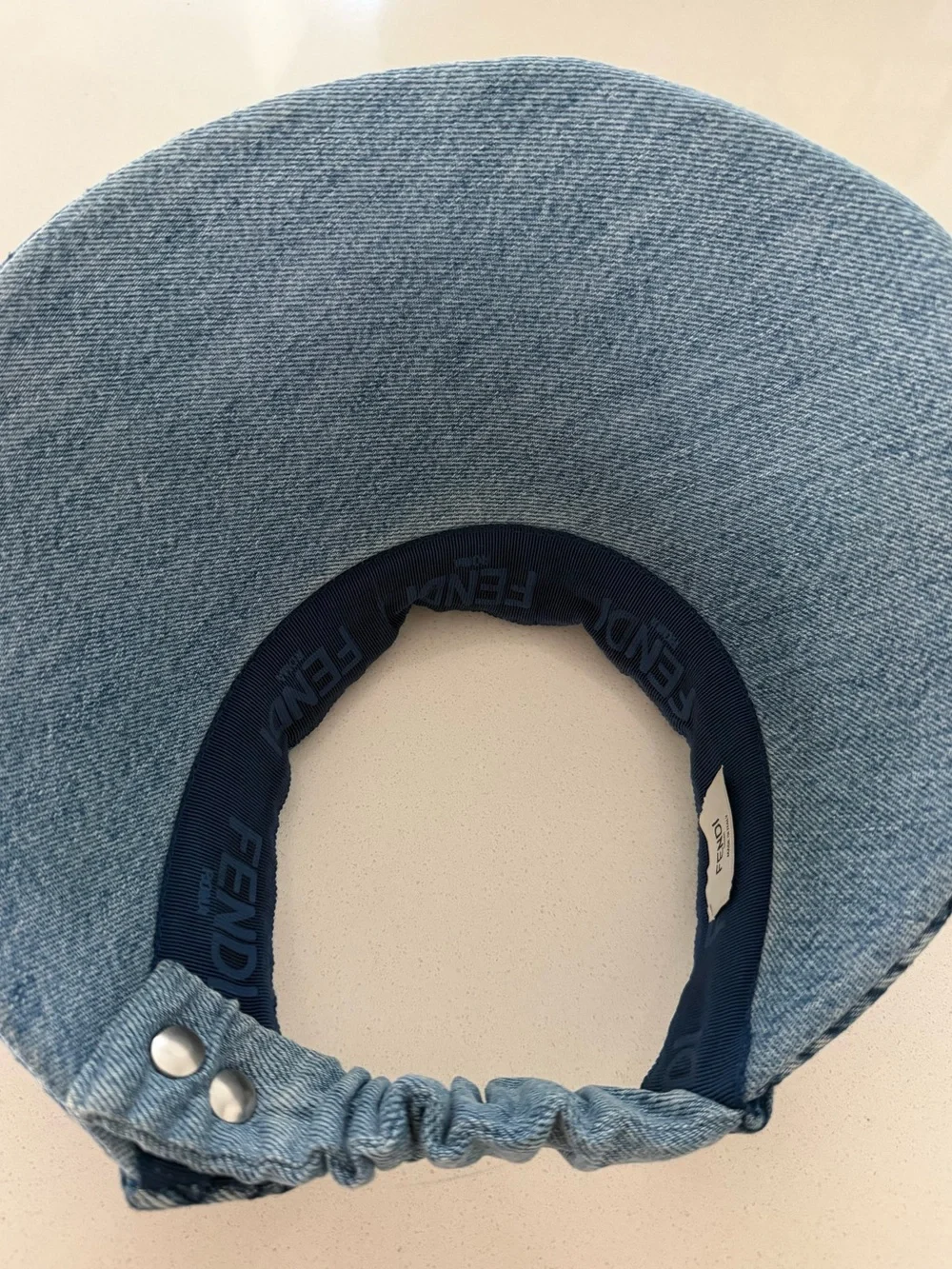 FENDI Denim FF Visor